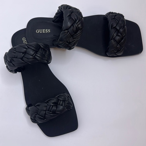 NEW GUESS braided slide sandals, Size 8 - Picture 3 of 8